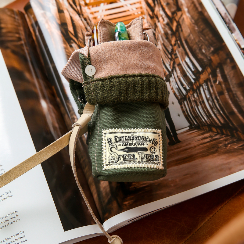 Esterbrook Pen Roll - Army Green