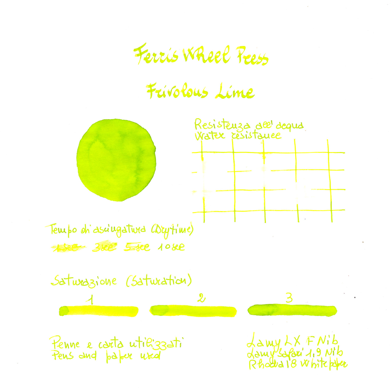 Ferris Wheel Press Frivolous Lime Ink Bottle 38 ml