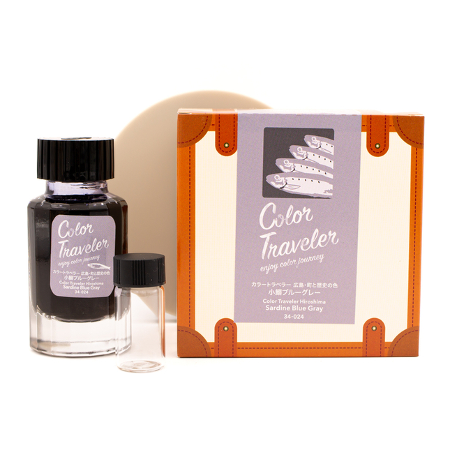 Color Traveler Sardine Blue Gray Ink Bottle 30 ml