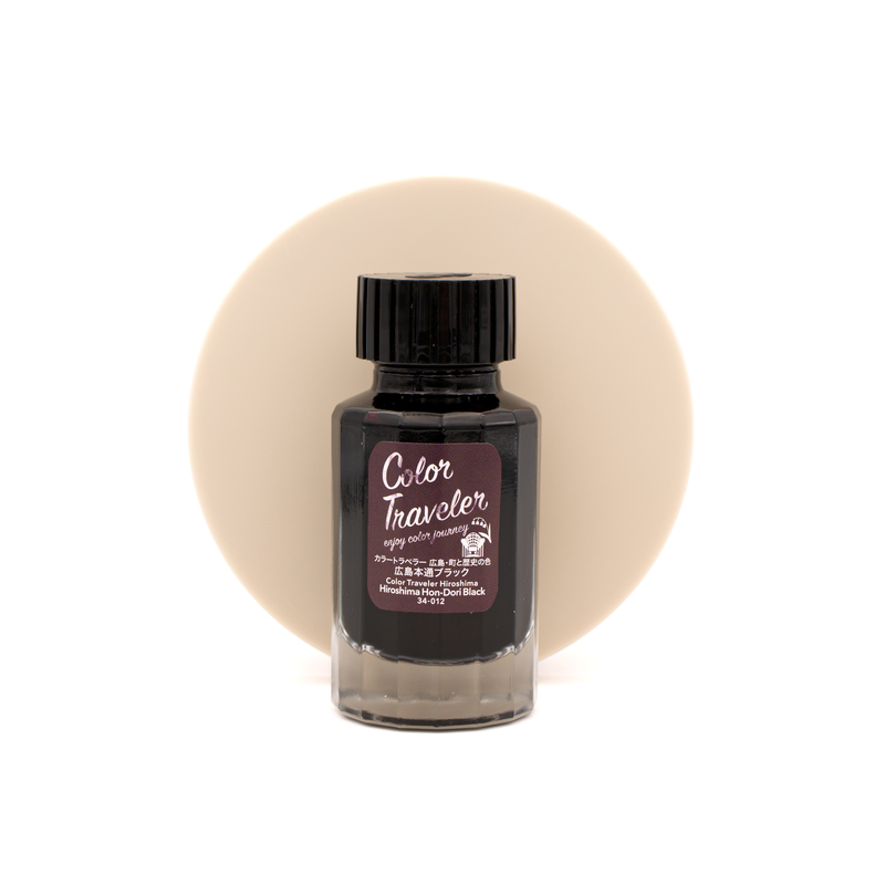 Color Traveler Hiroshima Hon-Dori Black Inchiostro 30 ml