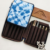 Kyoku Haku Pen Case for 10 Pens Indigo