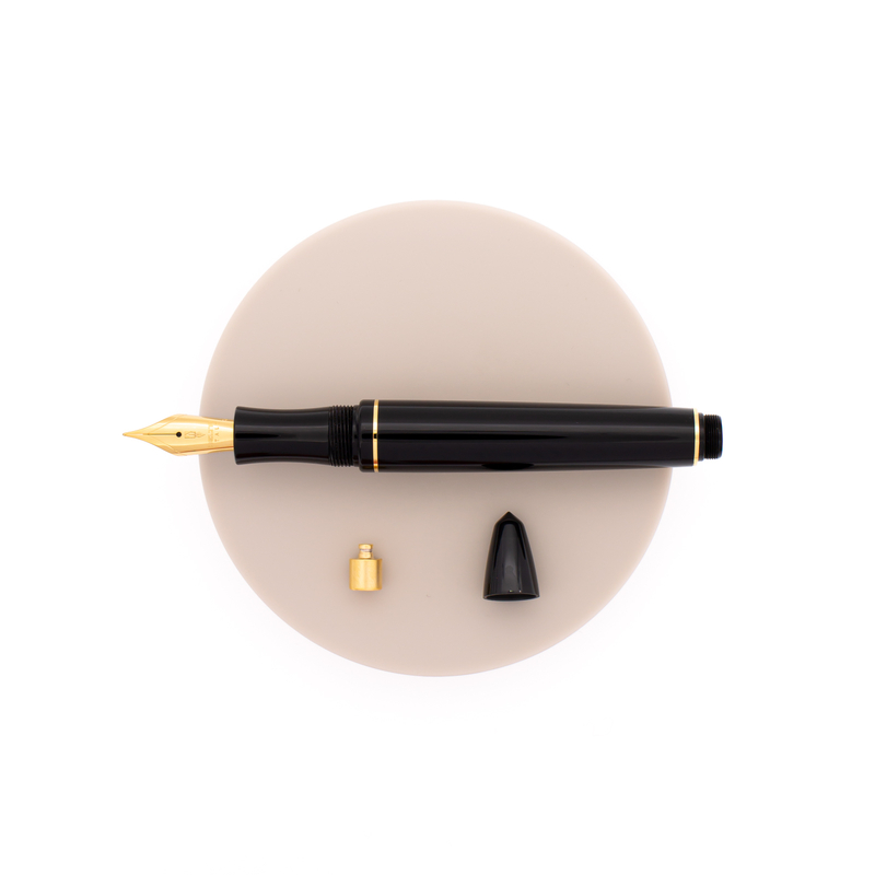 Delta Write Balance Fountain Pen Black & Gold