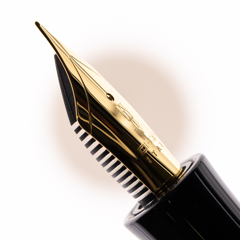 Delta Write Balance Fountain Pen Black & Gold