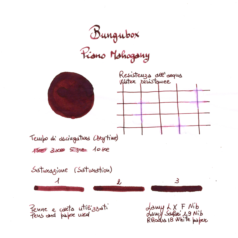 Bungubox Ink Tells More Piano Mahogany Inchiostro 30 ml