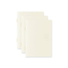 Md Paper Notebook Light A7 Blank Set 3 Quaderni