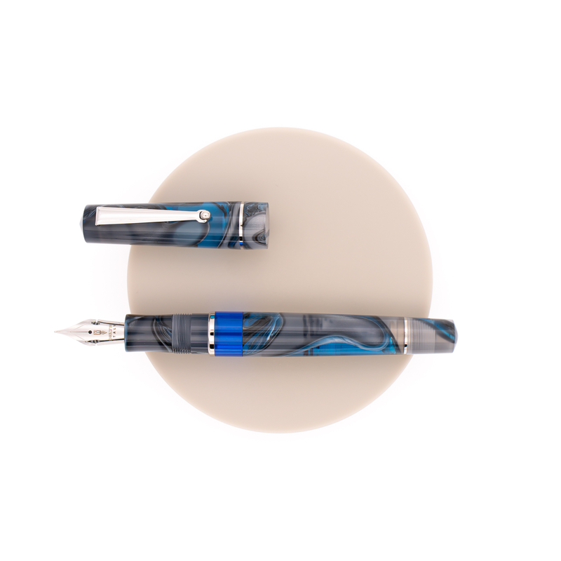 Delta Dune Fountain Pen Reflex & Rhodium