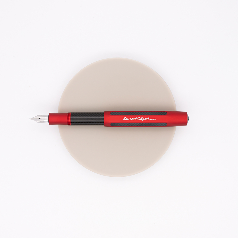 Kaweco AC Sport Penna Stilografica Carbonio Rossa