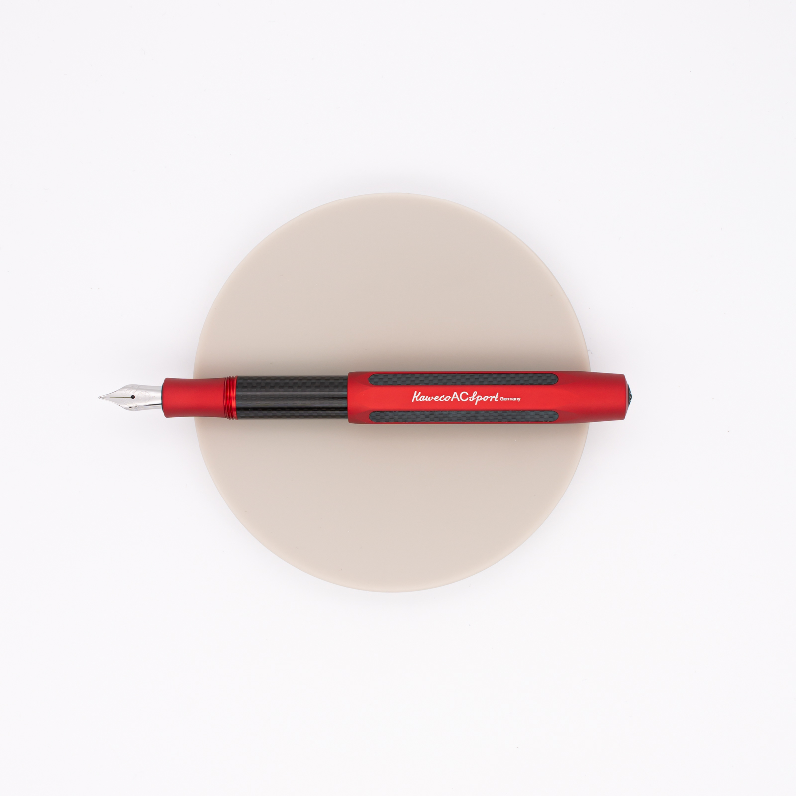 Kaweco AC Sport Carbon Fountain Pen Red