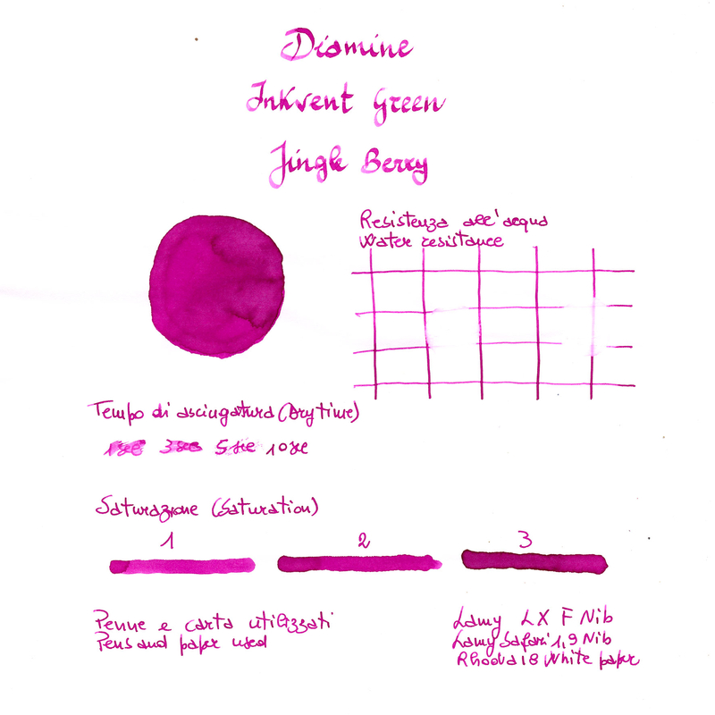 Diamine Inkvent Jingle Berry Inchiostro 50 ml Green Edition