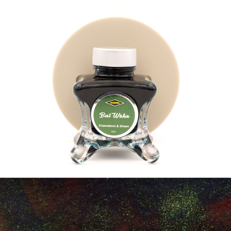 Diamine Diamine Inkvent Best Wishes Inchiostro 50 ml Green Edition Chameleon & Sheen