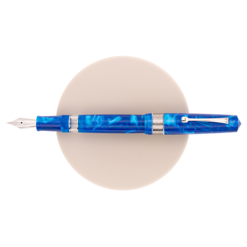 Leonardo Officina Italiana Leonardo Momento Magico Fountain Pen Pithecusa & Rhodium 14 KT