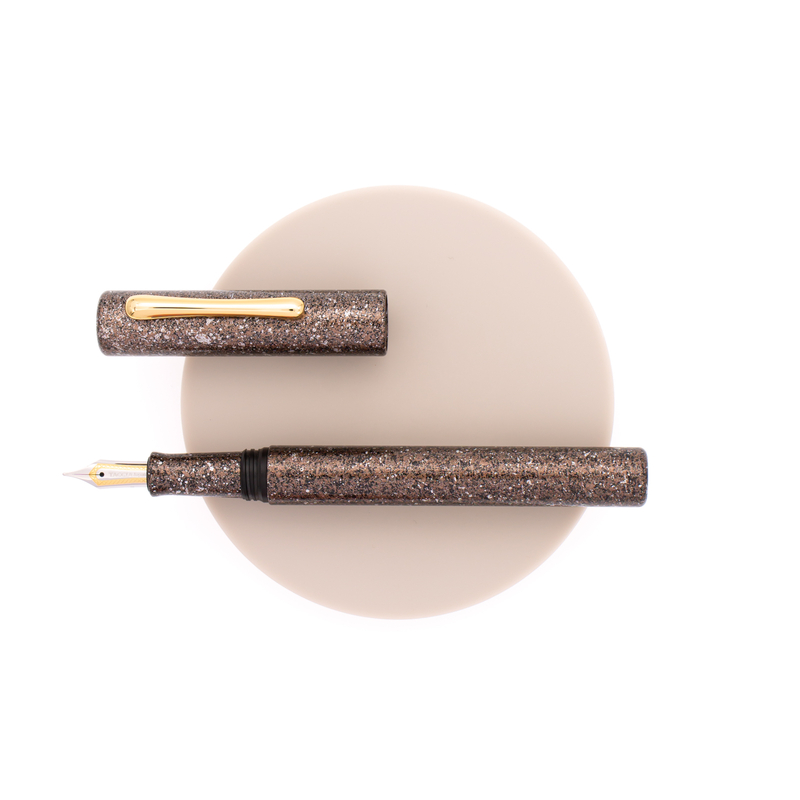 Taccia Taccia Granite Stone Fountain Pen Brown