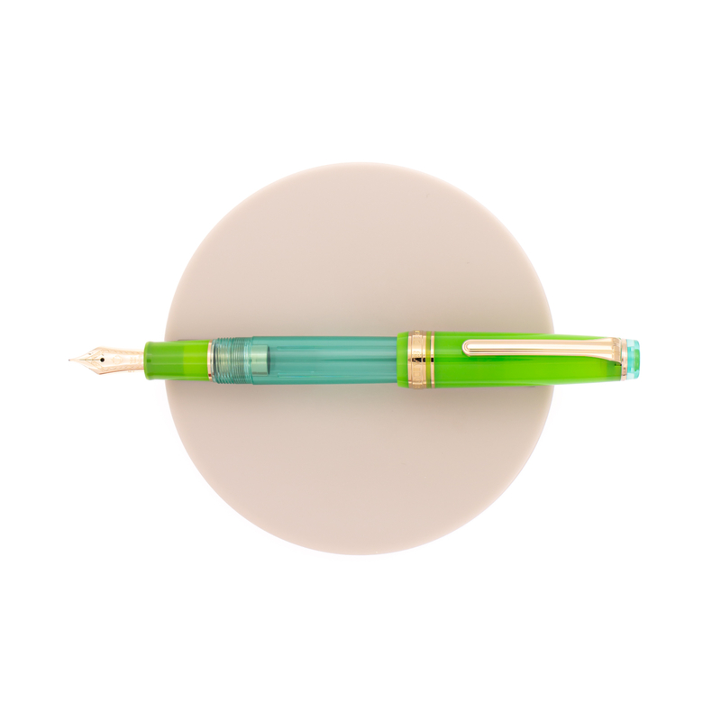 Sailor Sailor Pro Gear Slim Manyo II Set Penna Stilografica e Inchiostro Grass Edizione Limitata