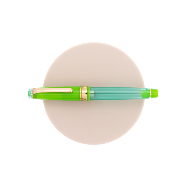 Sailor Sailor Pro Gear Slim Manyo II Set Penna Stilografica e Inchiostro Grass Edizione Limitata