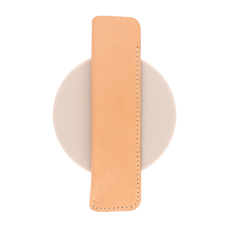 Galen Leather Galen Leather Sleeve for 1 Pen Undyed