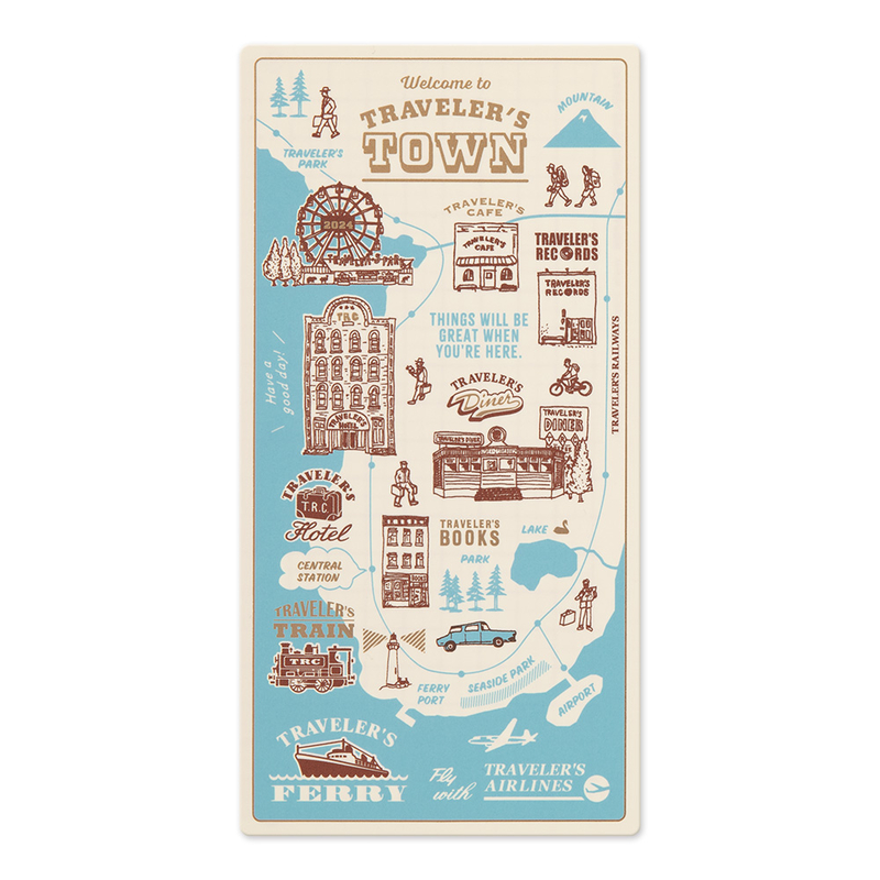 Traveler's Notebook Plastic Sheet Underlay Regular Size 2024 Limited