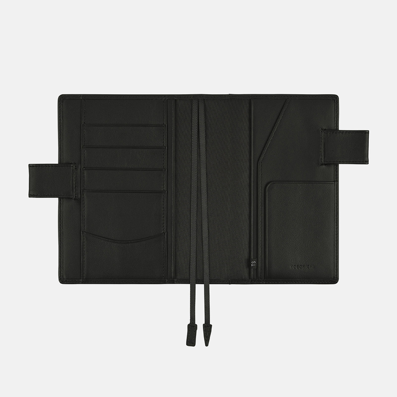 Hobonichi Hobonichi Leather: TS Basic - Black A6 [Cover Only]