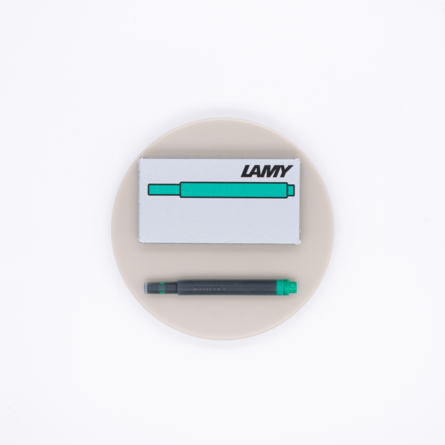 Lamy T10 Green 5 Ink Cartridges