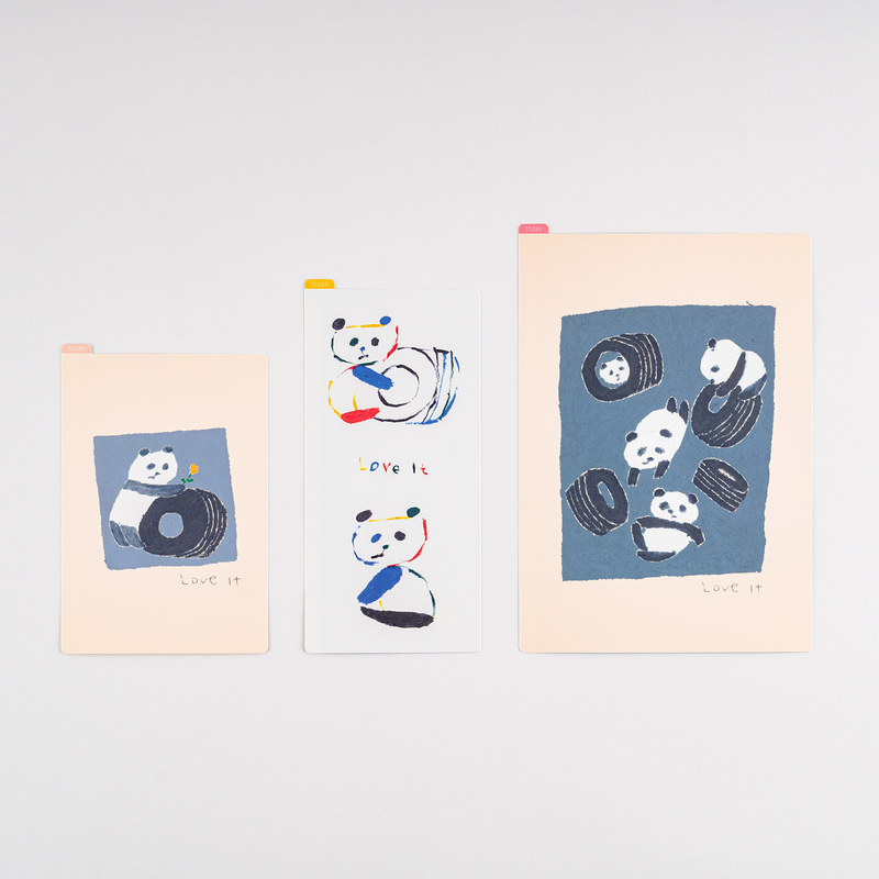 Hobonichi Hobonichi Pencil Board for Weeks Jin Kitamura: Love it (Panda)