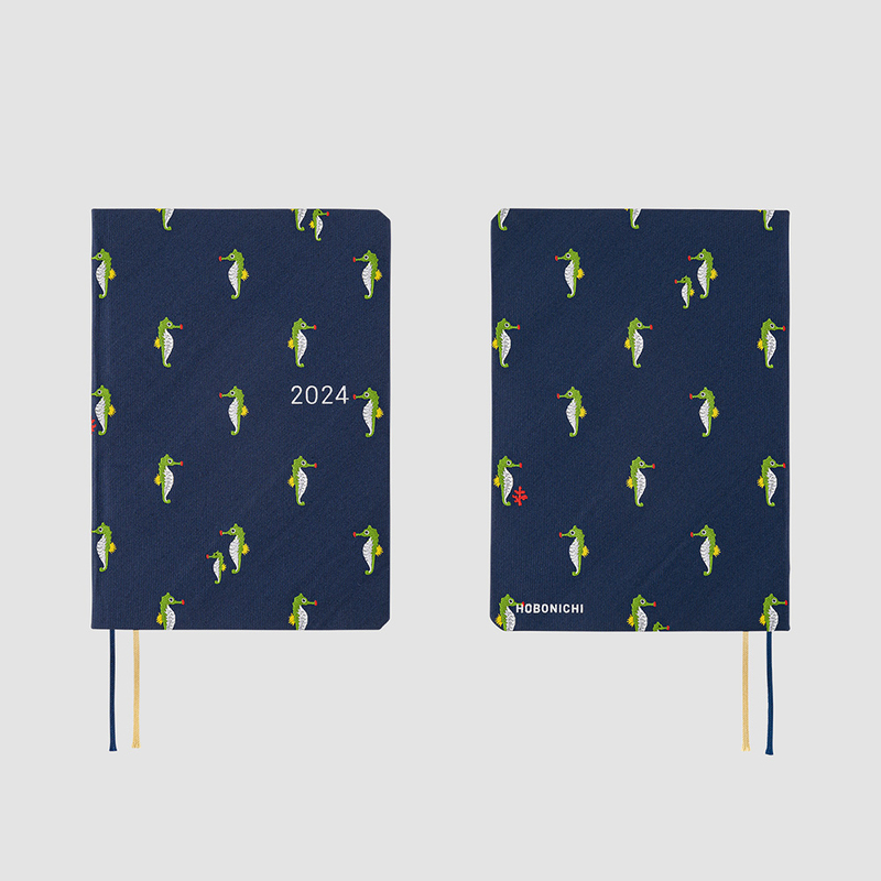 Hobonichi Hon A6 2024 Bow & Tie Tiny Dragons