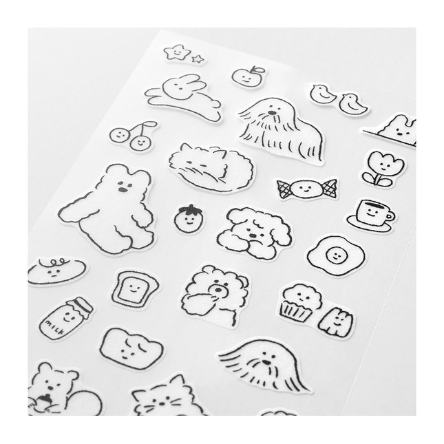 FunBlast Cute Cartoon Theme Kawaii Stickers - 40 PET Sheets Cute Washi  Stickers for Project, Japanese Style Girls Sticker Set, Size of Each Sheet  - 40 X 8 CM (Color and Design