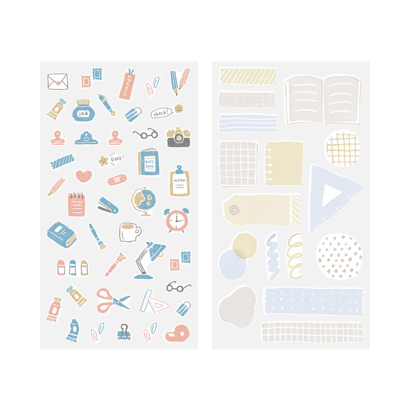 Midori Midori Sticker Two Sheets Stationery