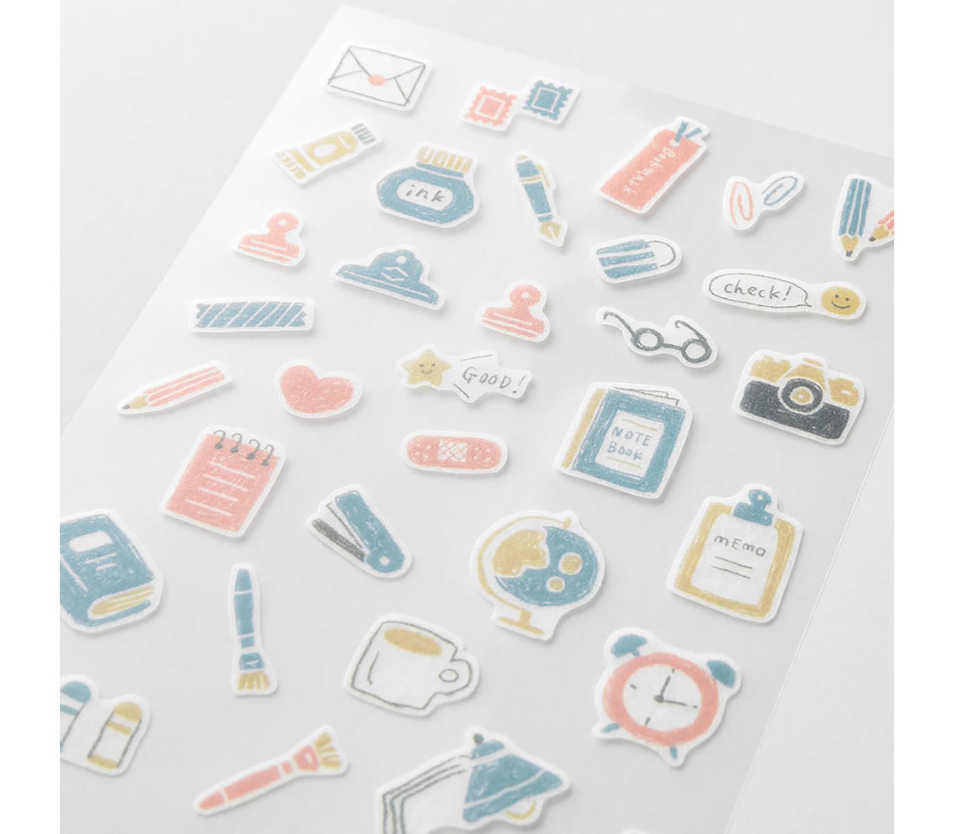 Midori Sticker Two Sheets Stationery