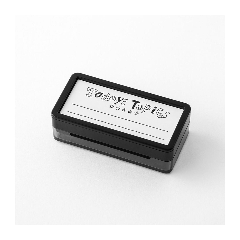 Midori Midori Paintable Stamp Pre-Inked Half-Size One Phrase of the Day