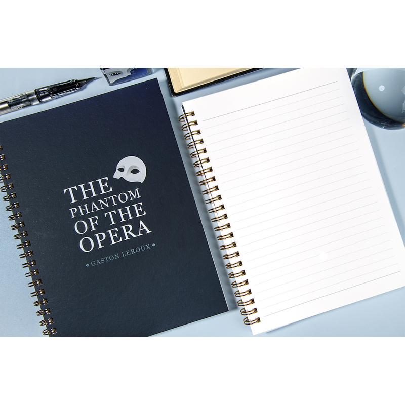 Wearingeul The Phantom of the Opera | Wirebound Notepad A5 Lined