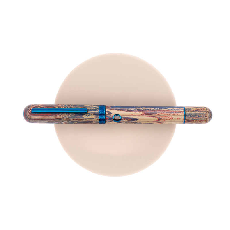 Nahvalur Nahvalur Nautilus Fountain Pen The Blue Ringed Limited Edition