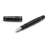 Leonardo Officina Italiana Leonardo Audace Art Nouveau No. 8 Fountain Pen Intense Black & Rhodium Limited Edition