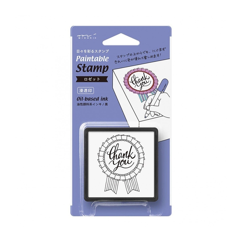 Midori Midori Paintable Stamp Pre-Inked Rosette