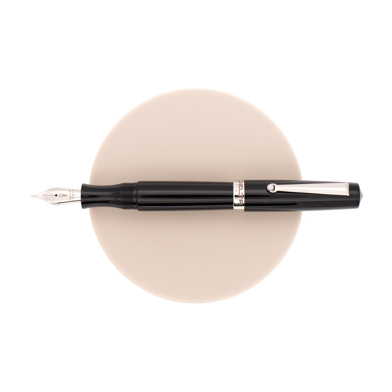 Delta Delta Intesa 2.0 Fountain Pen Black & Rhodium