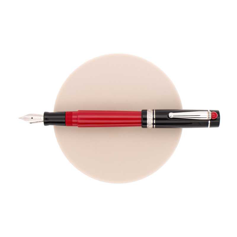 Delta Delta Wè Smorfia Fountain Pen Black & Red