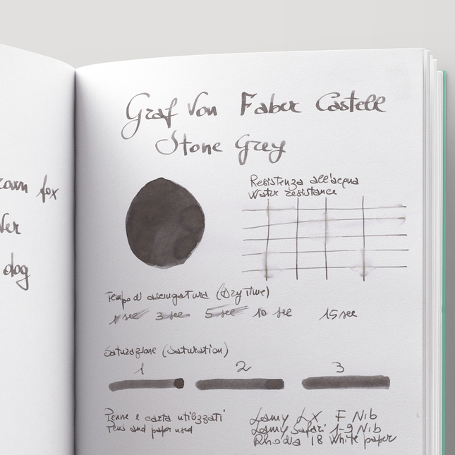 Graf von Faber Castell Stone Grey 6 Cartridges