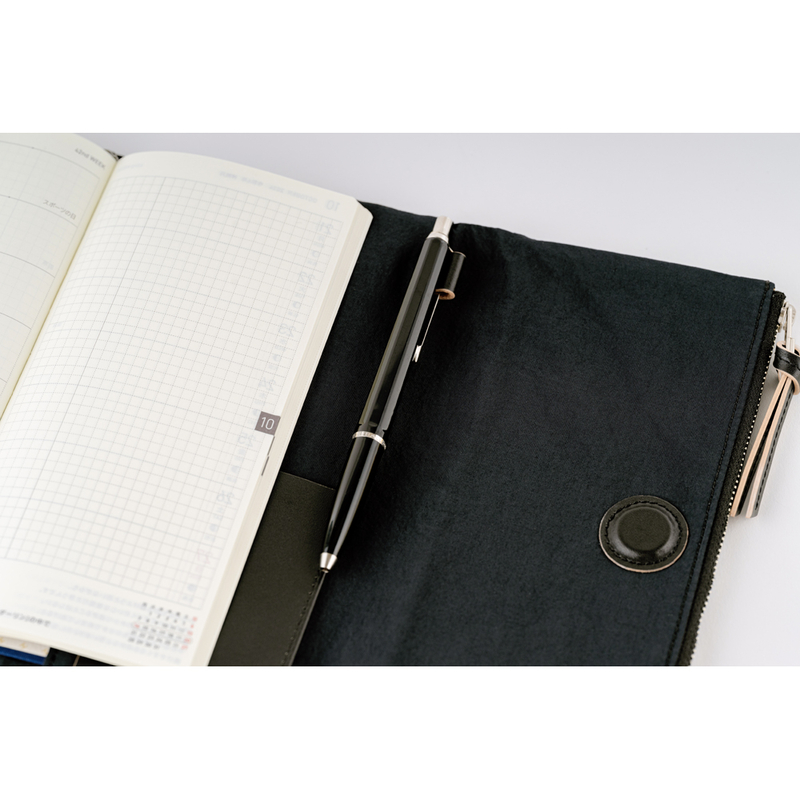 Hobonichi Hobonichi Techo Weeks Tragen (Black) Cover per Agenda Settimanale