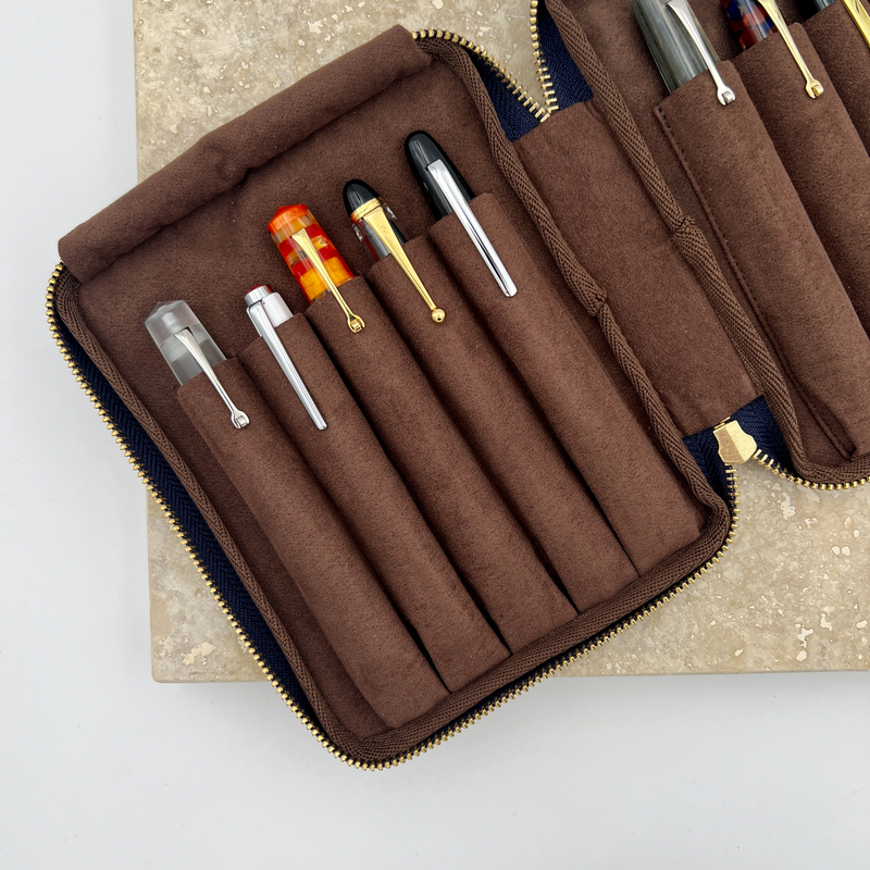 Kyoku Haku Kyoku Haku Pen Case for 10 Pens Denim