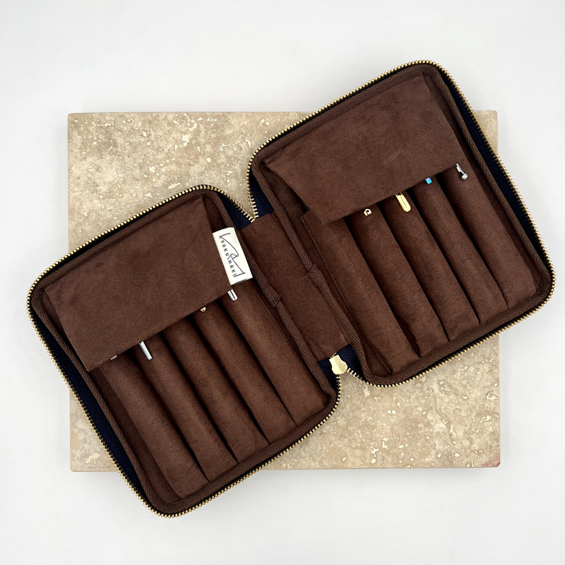 Kyoku Haku Kyoku Haku Pen Case for 10 Pens Denim