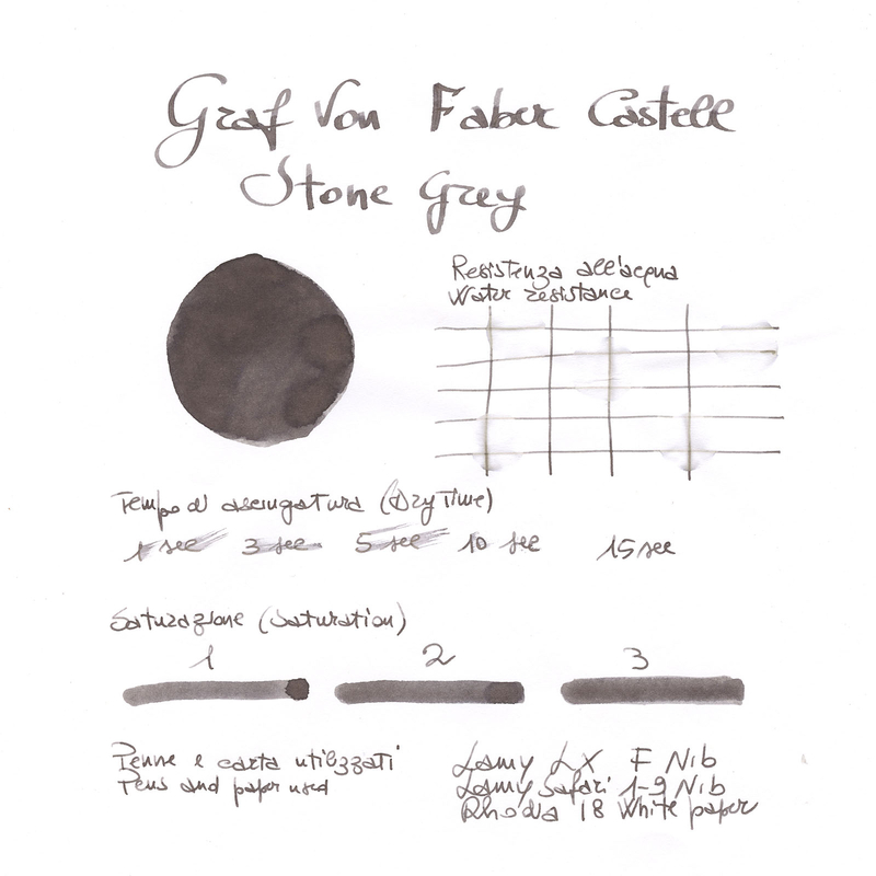 Graf von Faber Castell Stone Grey Ink Bottle 75 ml