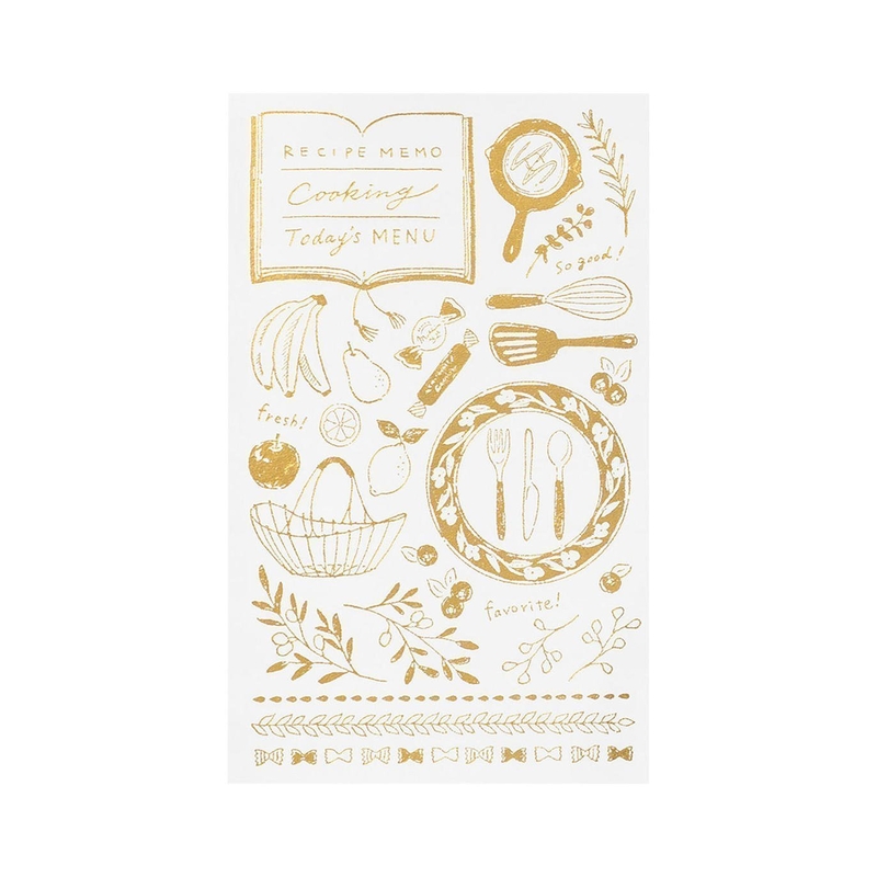 Midori Midori Foil Transfer Sticker Kitchen