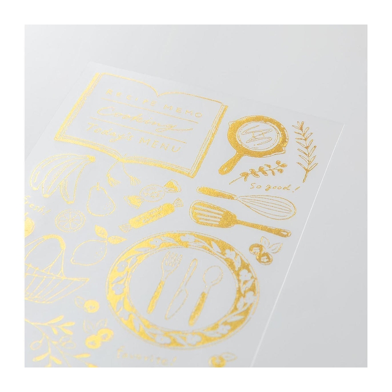 Midori Midori Foil Transfer Sticker Kitchen