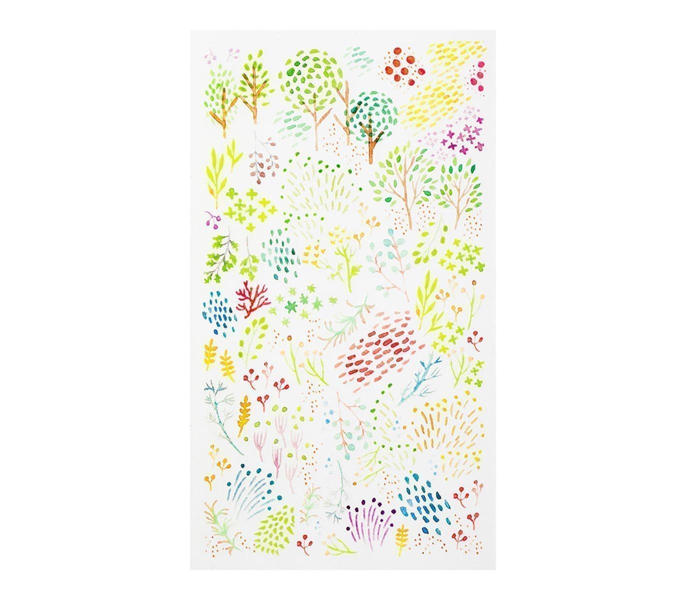 Midori Transfer Sticker Watercolor Patterns 