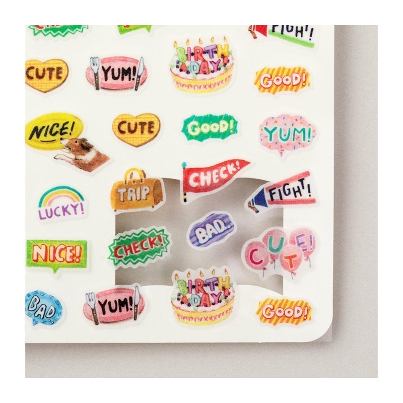 Midori Midori Stickers for Diary Wards