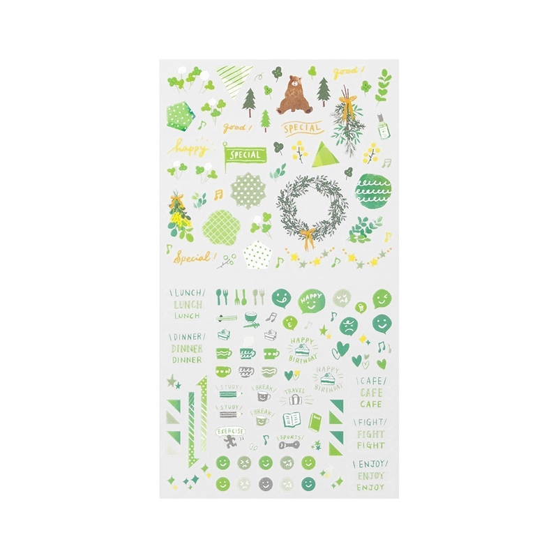 Midori Midori Color Sticker Green