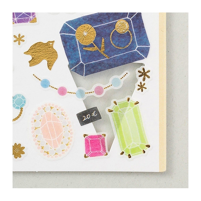 Midori Sticker Marché Accessory, Stationery Stickers