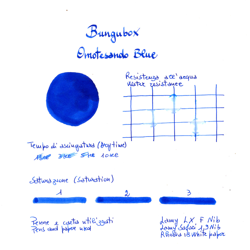 Bungubox Bungubox Ink Tells More Omotesando Blue Inchiostro 30 ml