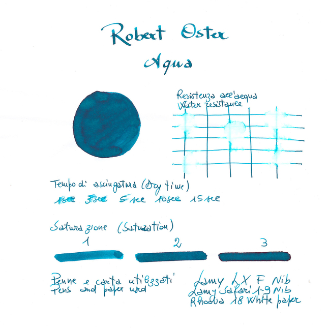 Robert Oster Aqua Inchiostro 50 ml