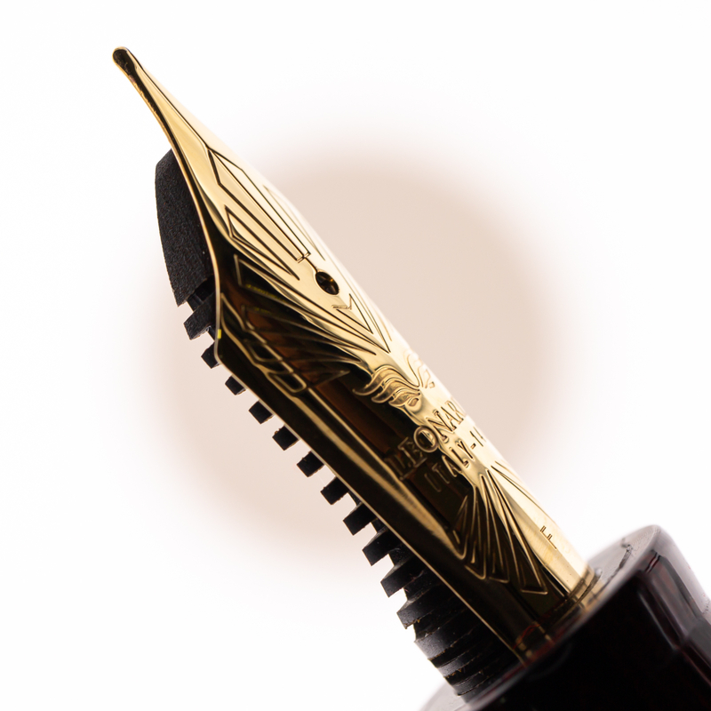 Leonardo Officina Italiana Leonardo Dodici No. 6 Fountain Pen Magmatica & Gold