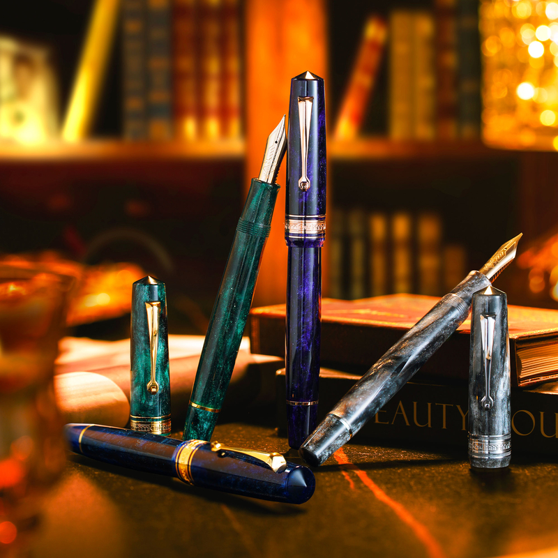 Omas Omas Bologna Penna Stilografica Diamond Blue Edizione Speciale