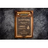 Galen Leather Galen Leather The Note Board Cartella Portablocco in Legno di Noce